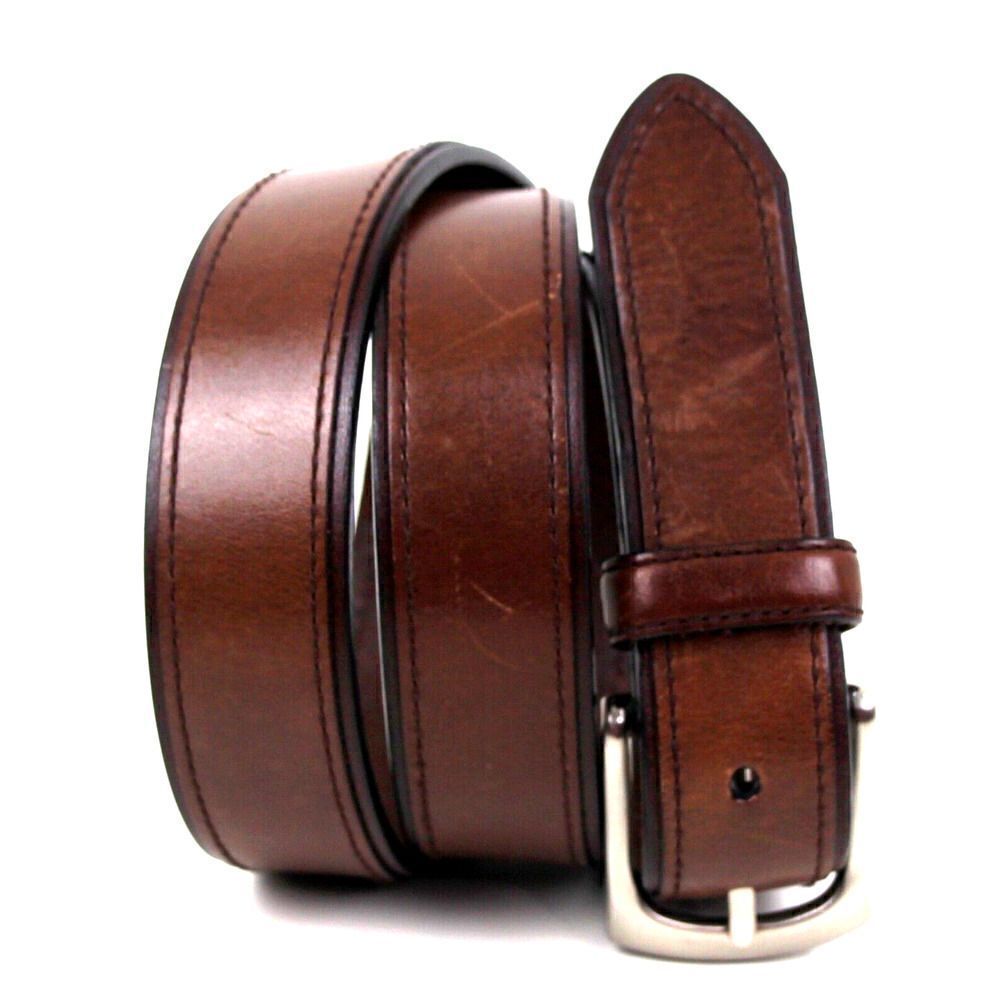 DOCKERS BROWN GENUINE LEATHER 1.25"Wd DRESS CASUAL MEN'S BELT Sz 38/95 (A67